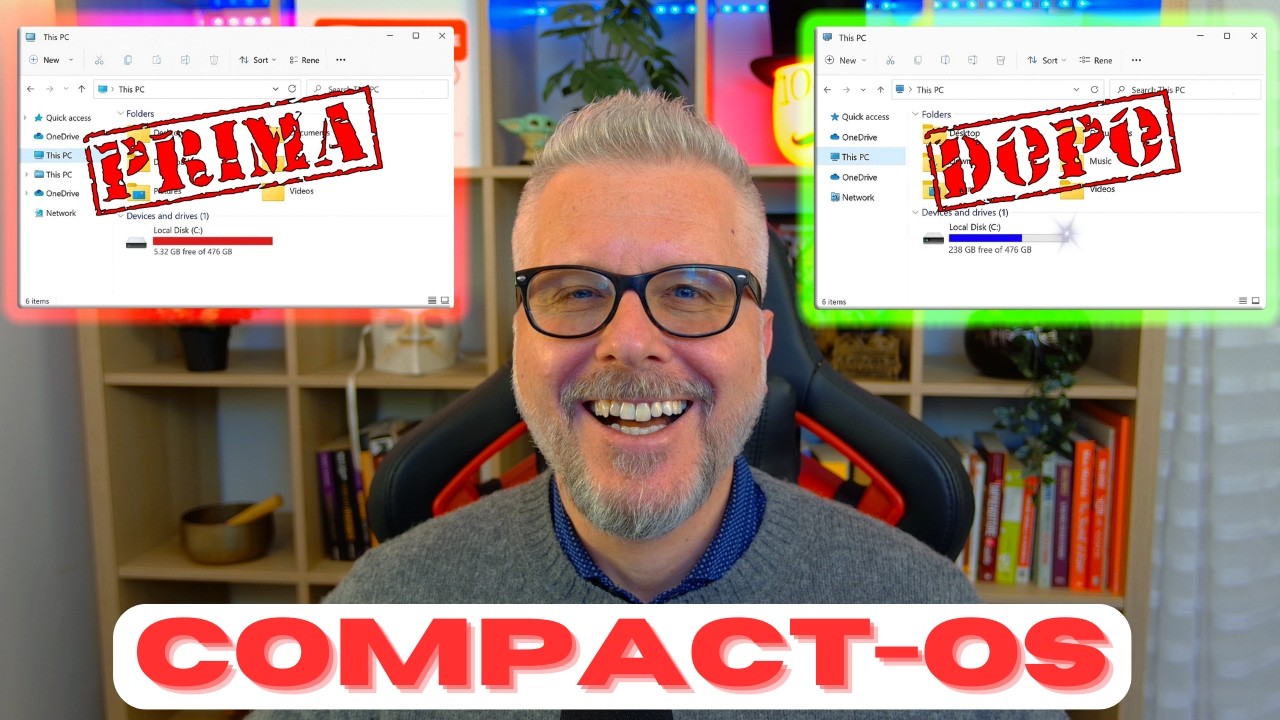 YouTube post by @gentiluomodigitale for NordPass. Caption reads: Disk full? Don't delete anything (do this instead).