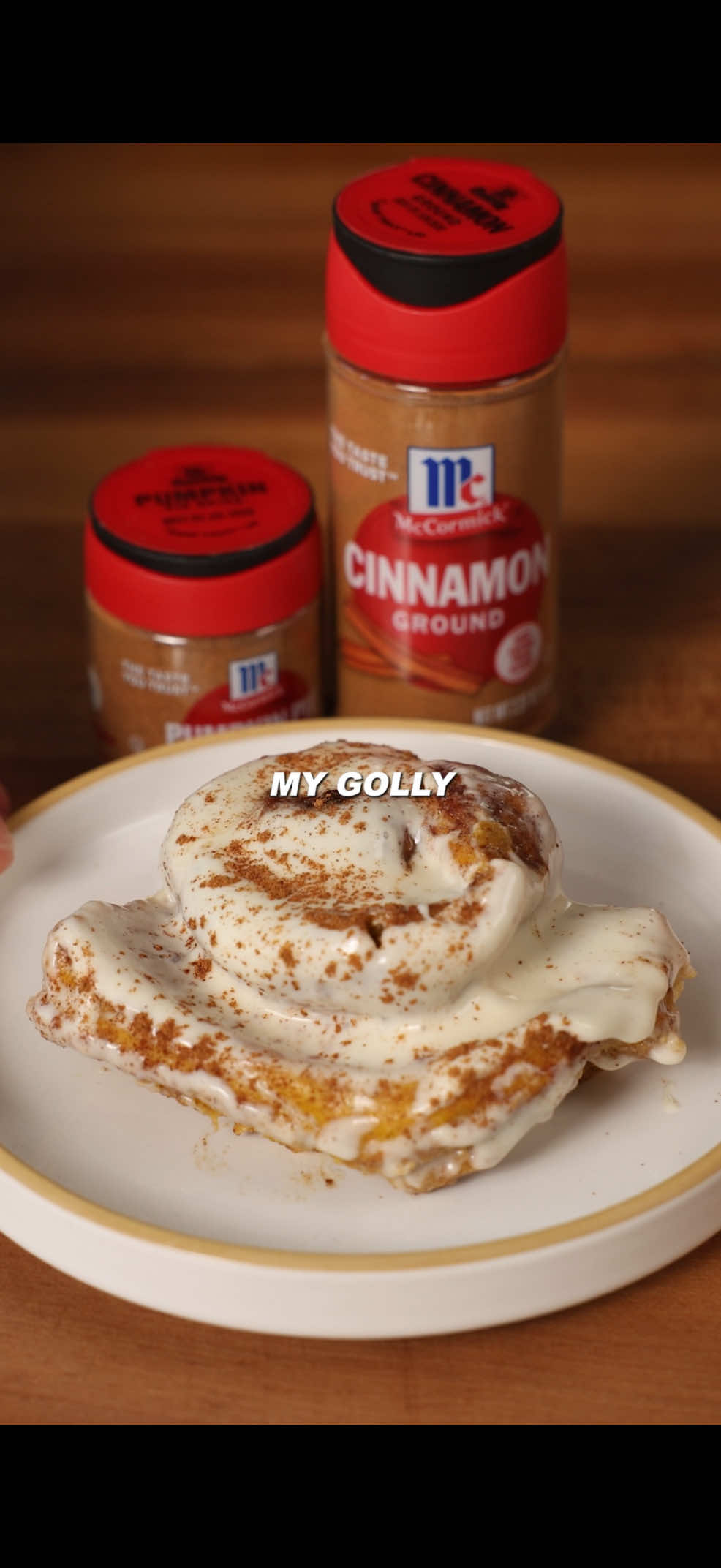 TikTok post by @louis.gantus for McCormick. Caption reads: #McCormickPartner You need to try these. Find more....