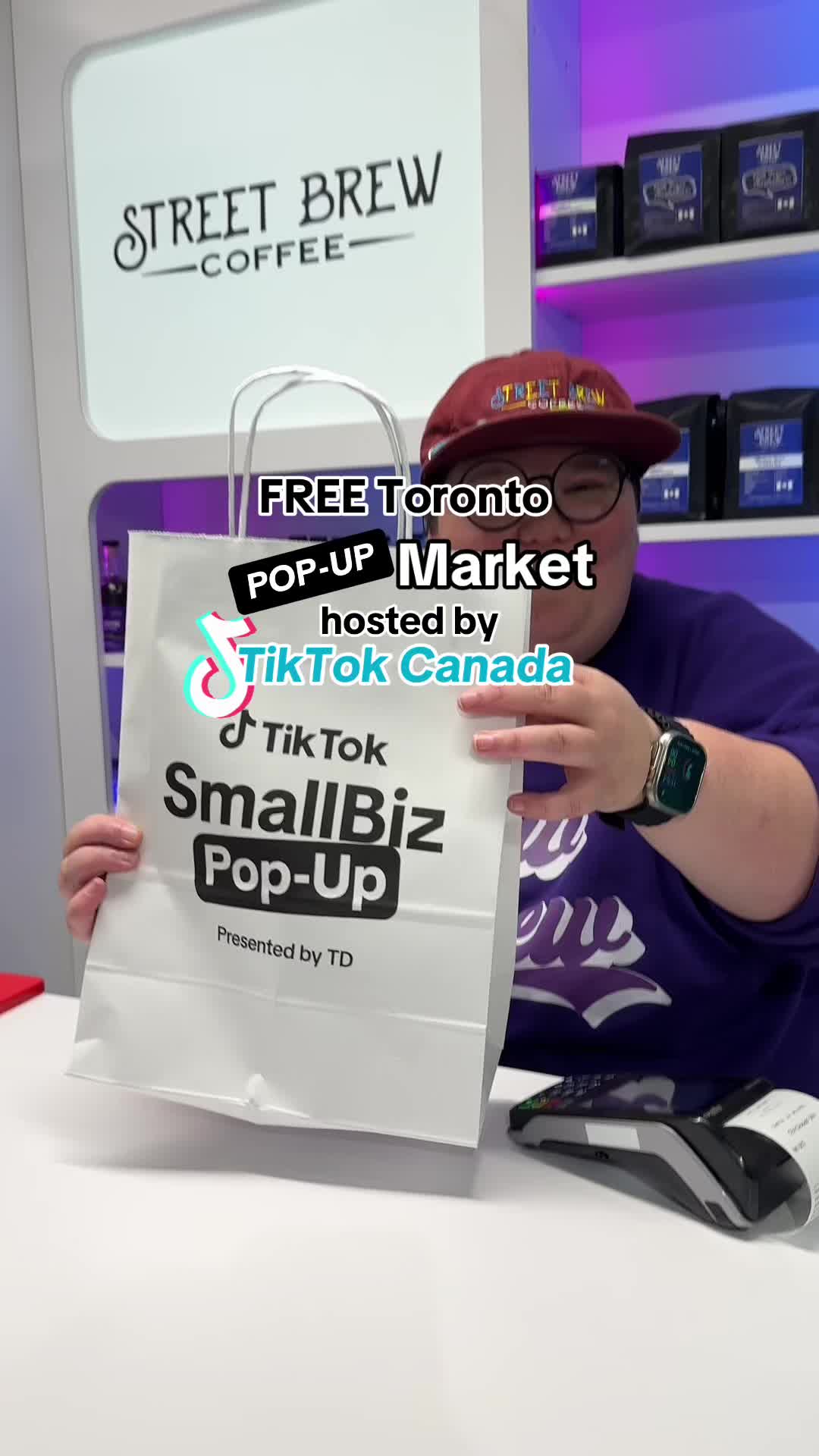 TikTok post by @_angeronimo for Dandylion. Caption reads: #ad for the first time EVER @TikTok Canada is....