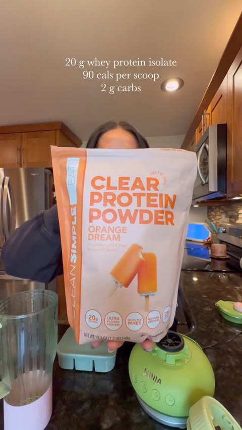 Instagram post by @jenna_bariatricbestie for Clean Simple Eats. Caption reads: [...] this flavor in a ninja creami too!....