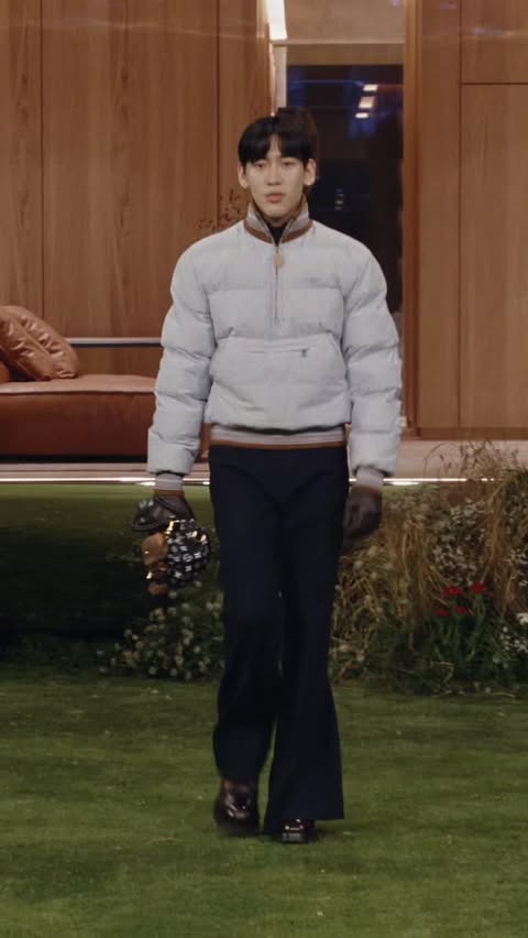 Instagram post by @pharrell for Louis Vuitton. Caption reads: [...] of materiality — redefining Louis Vuitton....