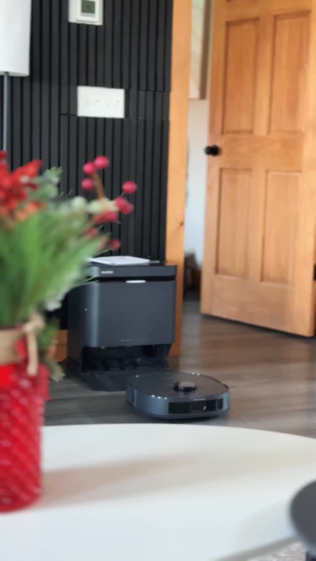 Instagram post by @kerraezgi for Eureka. Caption reads: Keeping the floors spotless with a baby and a cat....