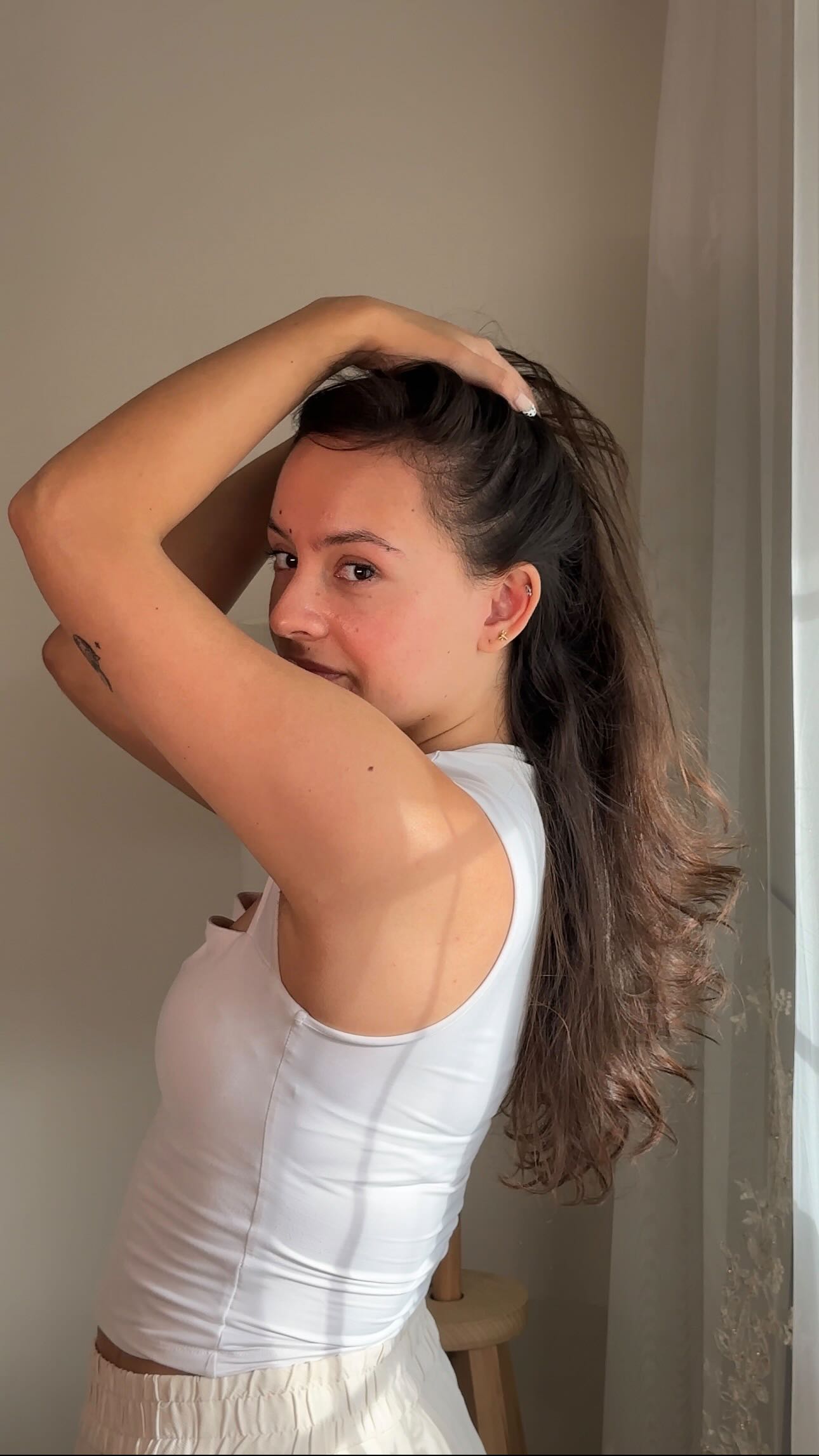 Instagram post by @pema_leilani for Novology. Caption reads: Hair fall is NOT cute so I had to do something....