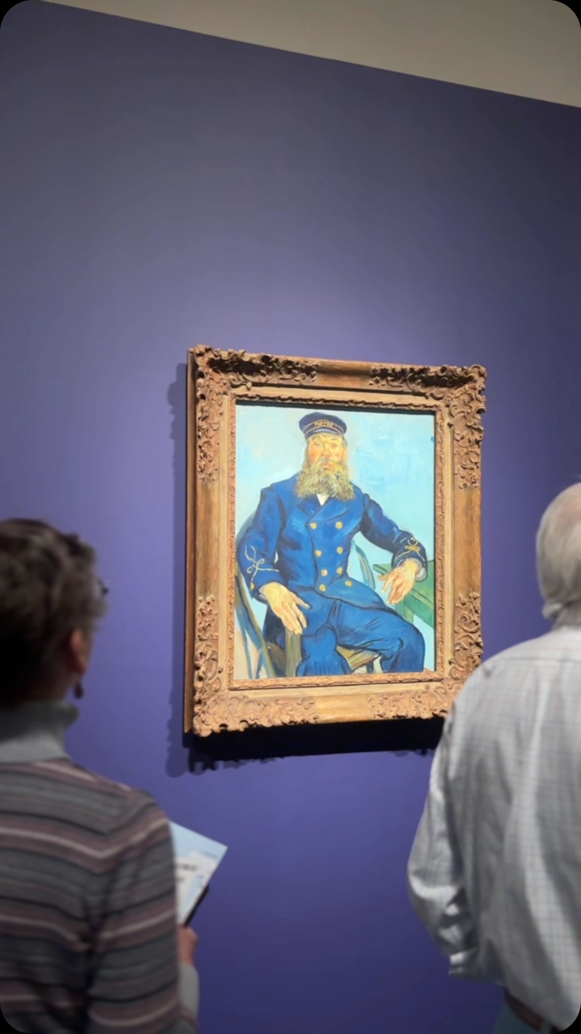 Instagram post by @mfaboston for Bank of America. Caption reads: Vincent van Gogh yearned for meaningful....