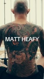 Instagram post by @matthewkheafy for 1 Shot Energy. Caption reads: [...] my voice during my stream - I NEED my....