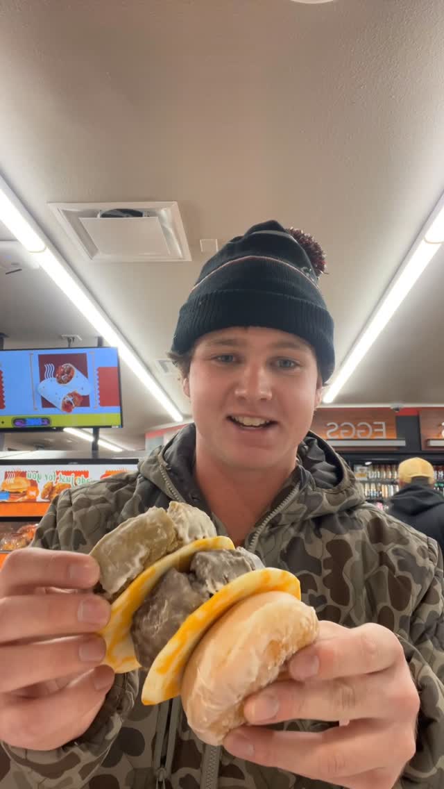 Instagram post by @jaronclinch for Kwik Trip. Caption reads: Shivering calories are the best😂😂....