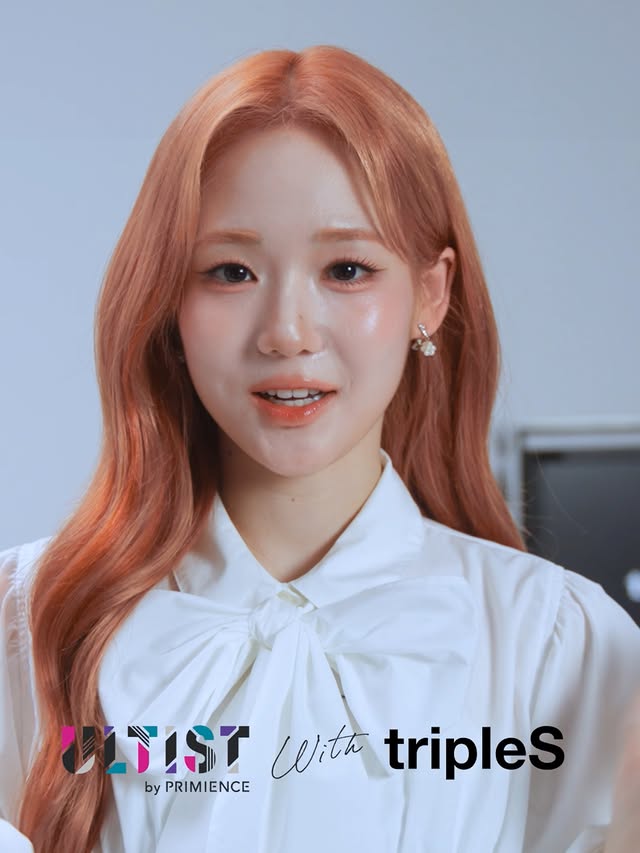 Instagram post by @triplescosmos for Shiseido Professional. Caption reads: [...] #IdolColor #FairyBloom #ShiseidoProfessional.