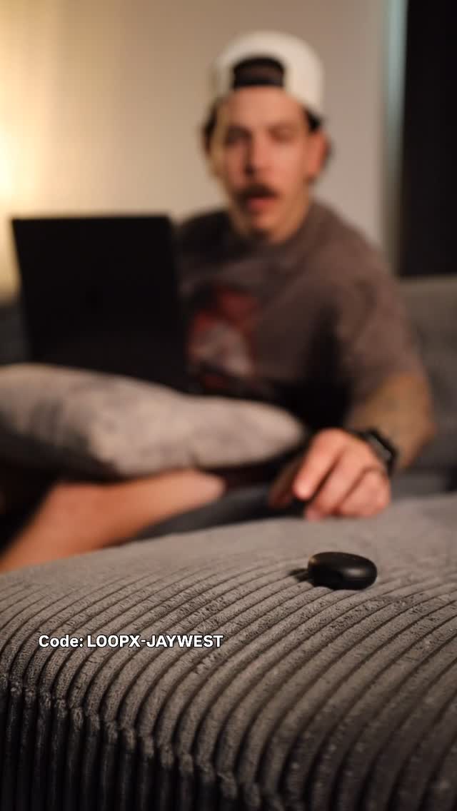 Instagram post by @jaywestfilms for Loop Earplugs. Caption reads: The Loop Ear Plugs are the absolute best thing to....