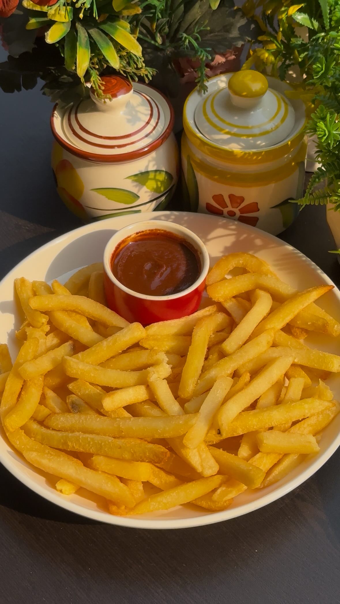 Instagram post by @thefoodieshub for Philips Home Living SA. Caption reads: These newly launched McCain Airfryer Fries are so....