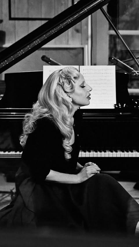 Instagram post by @ladygaga for Rocket Mortgage. Caption reads: Mister Rogers was for generations a heartfelt....