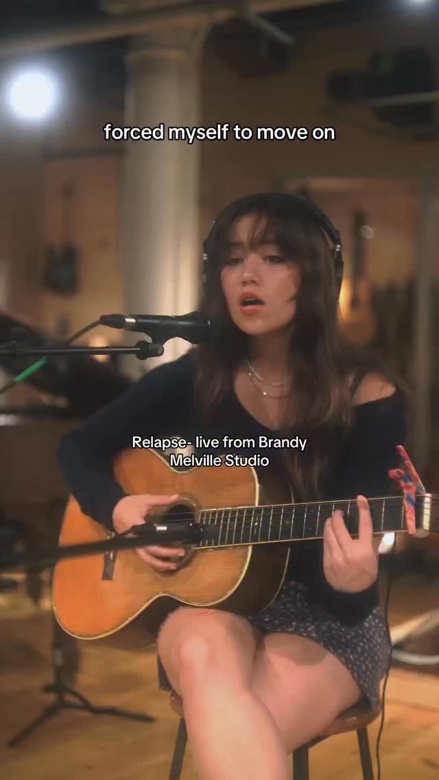 Instagram post by @sierrasikoramusic for Brandy Melville. Caption reads: Relapse live with @brandymelvilleusa !!....