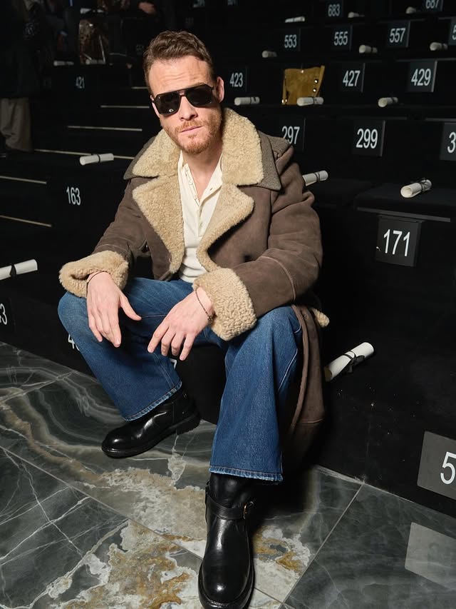 Instagram post by @thebursin for Dolce&Gabbana. Caption reads: Winter mode ❄️ with @dolcegabbana &....