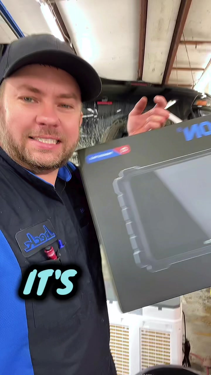 TikTok post by @leewilkinson26 for Topdonshop. Caption reads: [...] Professional Automotive Scan....