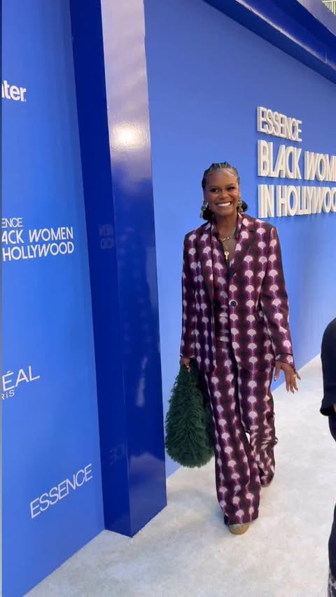 Instagram post by @iamtabithabrown for ESSENCE. Caption reads: @essence Women in Hollywood is always a reminder....