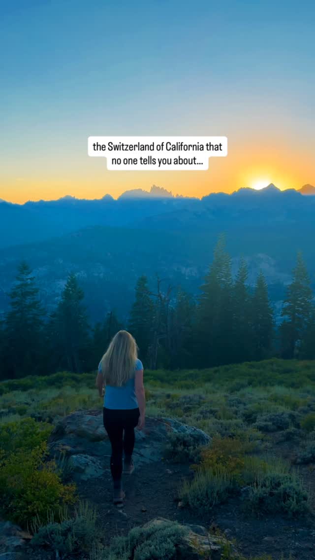 Instagram post by @thepicturesquepassport for Visit California. Caption reads: No, this isn’t Switzerland – it’s California!....