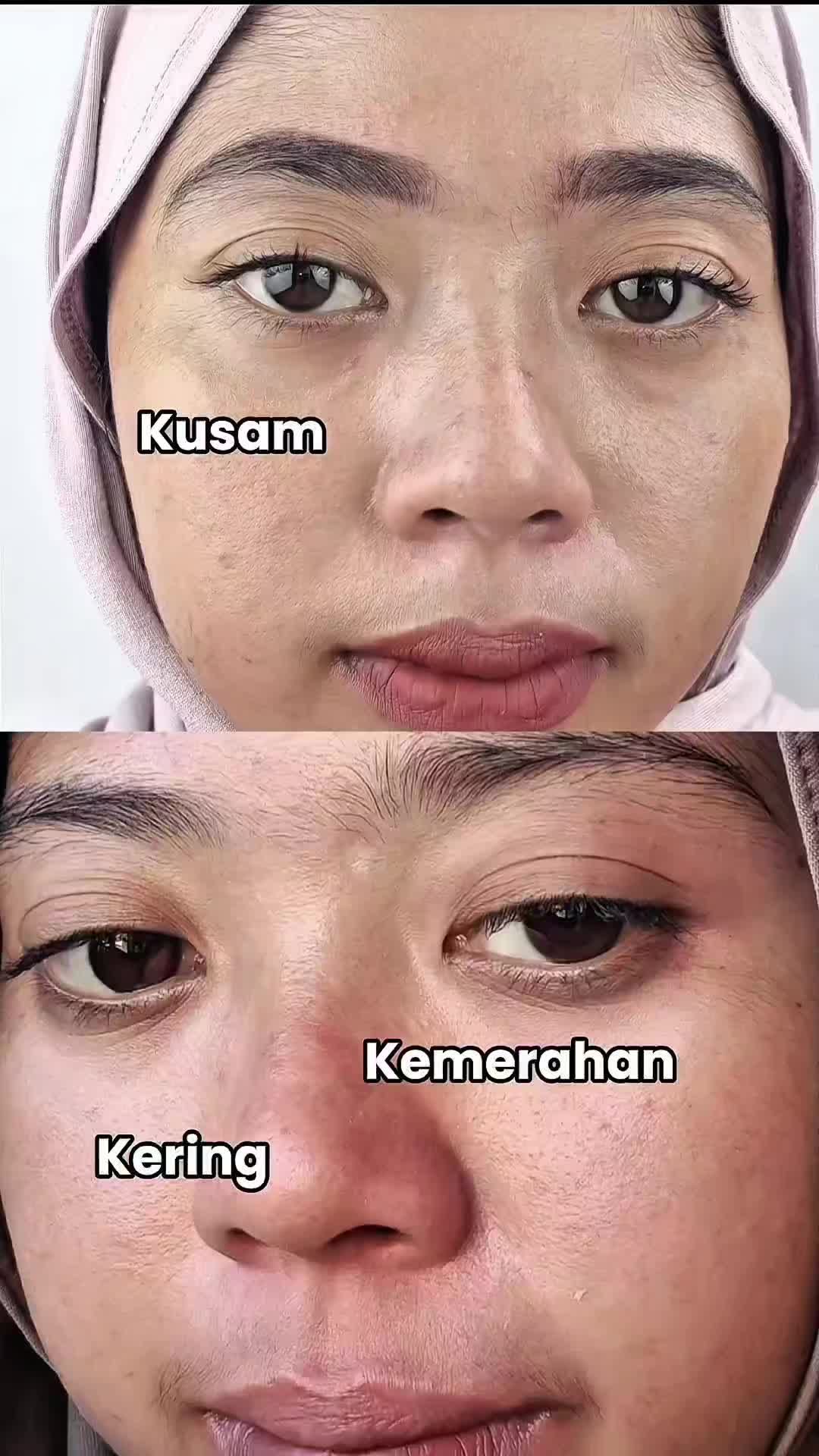 TikTok post by @rapunzelbila1 for Scarlett Whitening. Caption reads: Ini dia foam toner yang cocok di wajah aku. Yuk....