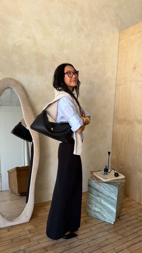 Instagram post by @judyxkam for Glossier. Caption reads: Office personalities inspired by @glossier You....