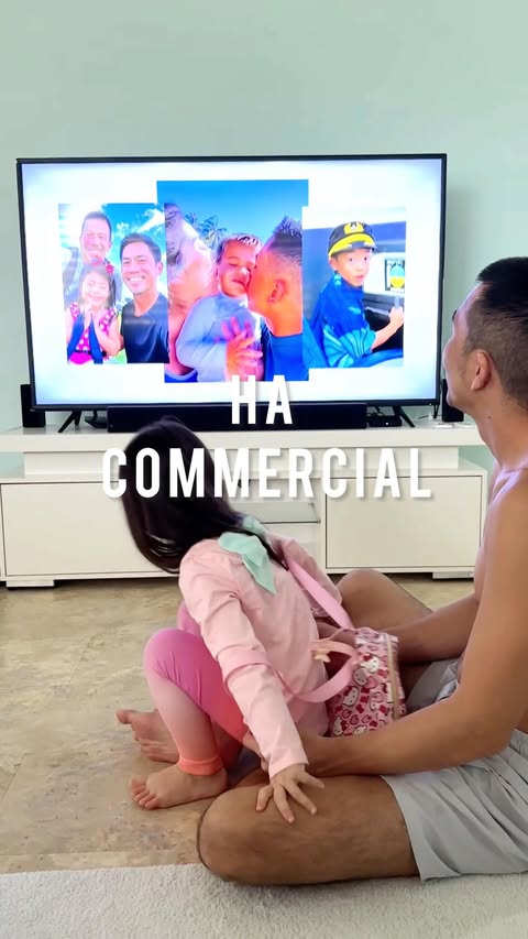 Instagram post by @hi_dads for Hawaiian Airlines. Caption reads: [...] to be on a new commercial for....