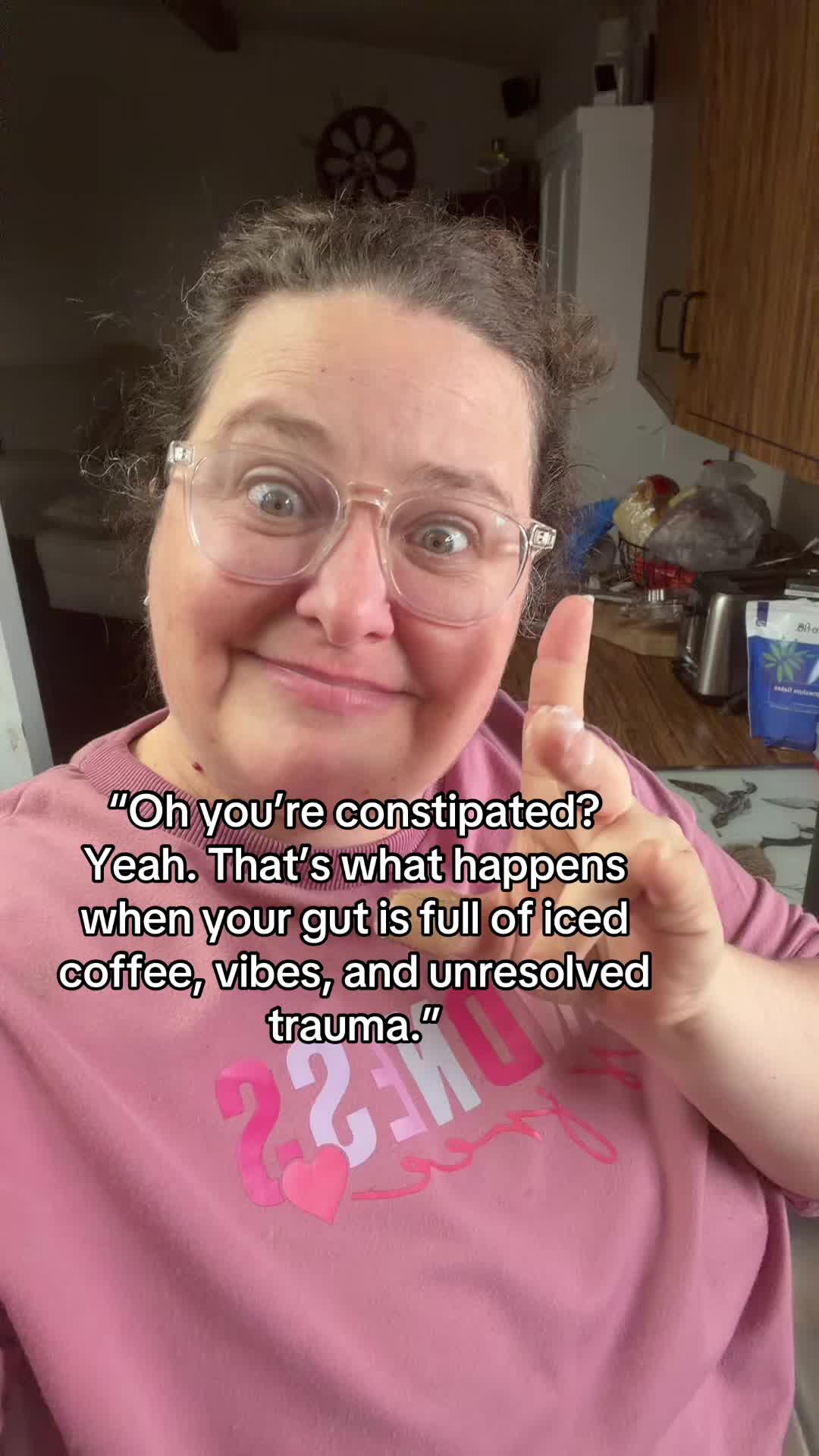 TikTok post by @mona_joyfinder for Global Healing. Caption reads: [...] laxatives? Oxy-Powder® by Global Healing is....