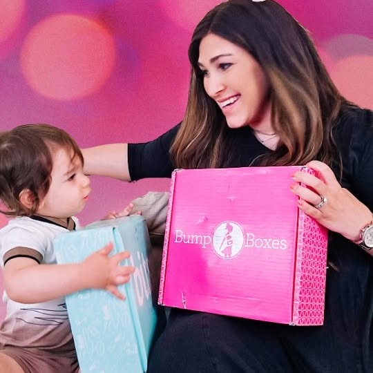 Instagram post by @cakemybreathaway for Bump Boxes. Caption reads: I am so excited to be doing a Mother’s Day....