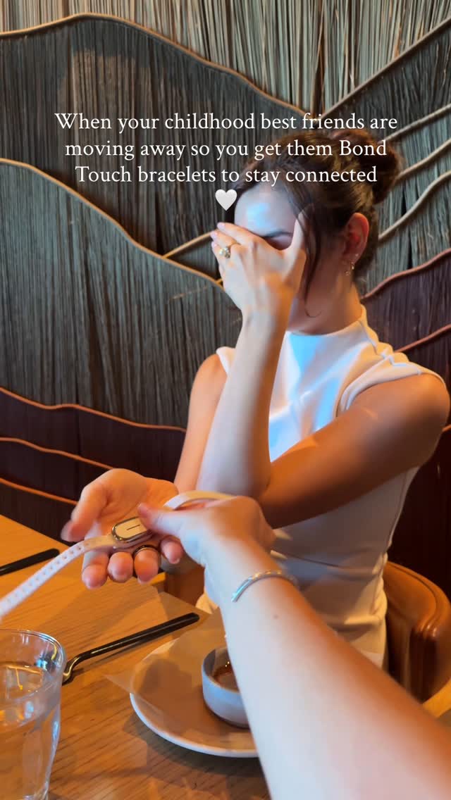 Instagram post by @secretsto.love for Bond Touch. Caption reads: [...] are moving away so you get them Bond Touch....