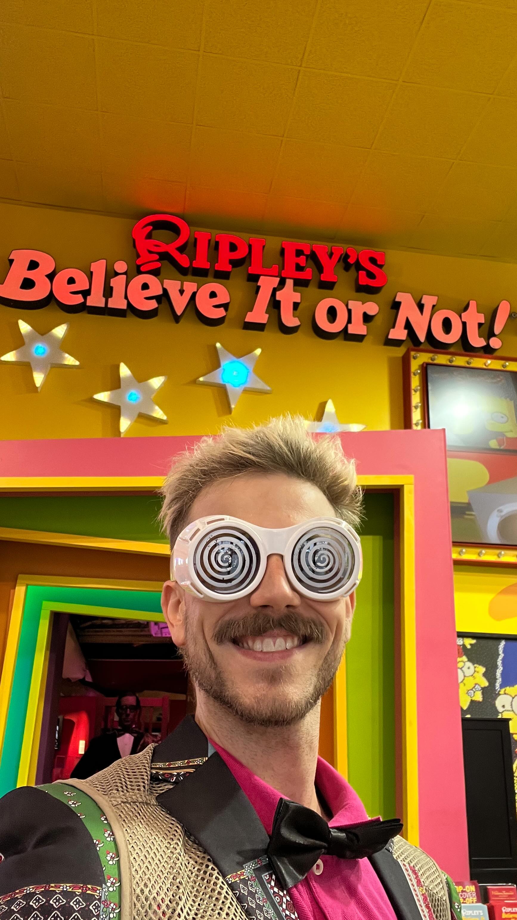 Instagram post by @tomeybones for Smosh. Caption reads: DO YOU BELIEVE IT? Robert Ripley from....