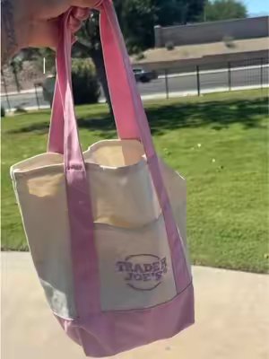 TikTok post by @biancagaytan16 for Trader Joe's. Caption reads: [...] bolsitas, always coming in clutch.🩷 @Trader....
