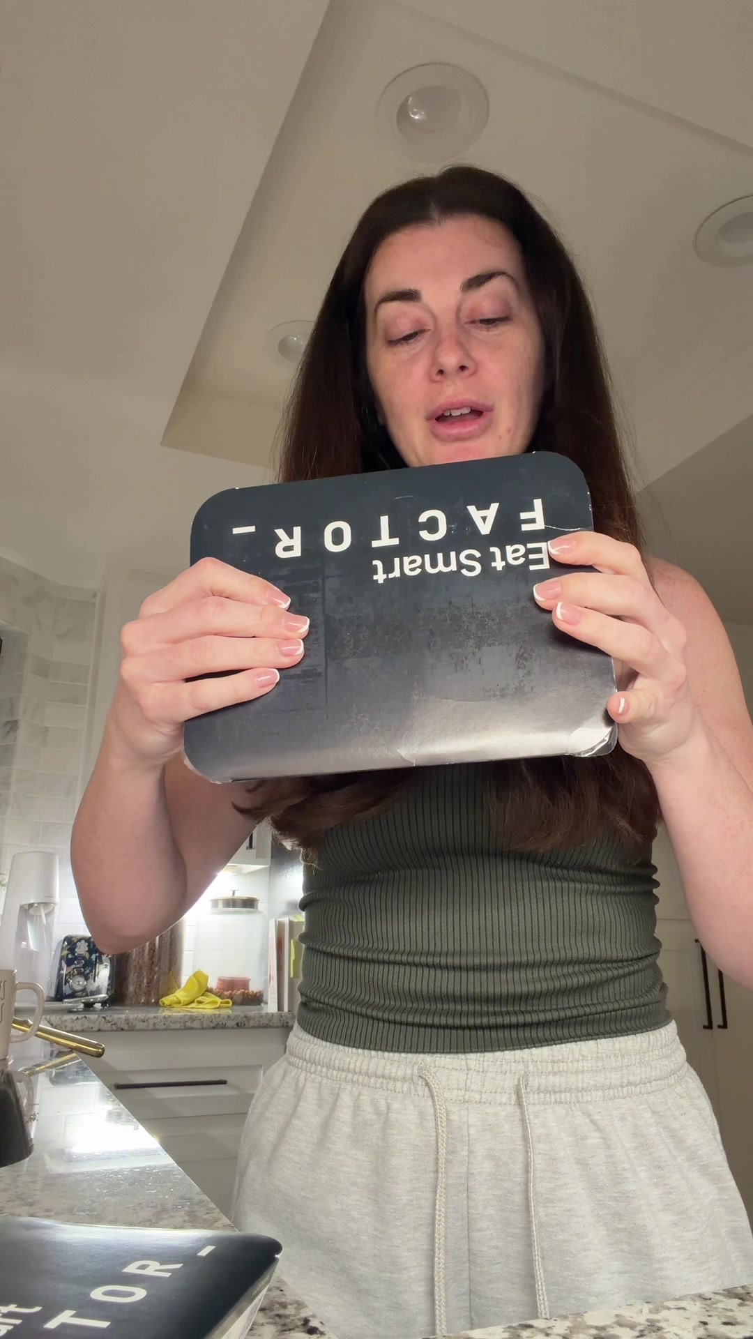 TikTok post by @daniellewalter_ for Factor_. Caption reads: Simple. Quick. Delicious. Dinner with @Factor_....