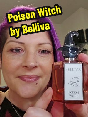 TikTok post by @sam.morris2 for Belliva Beauty. Caption reads: [...] #witchperfume #vanillaperfume @Belliva....