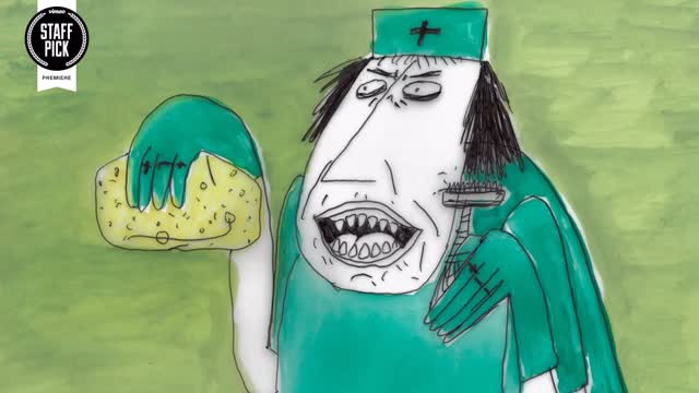 Instagram post by @manc_m for Vimeo. Caption reads: The curation team unanimously dug “Bunnyhood”....