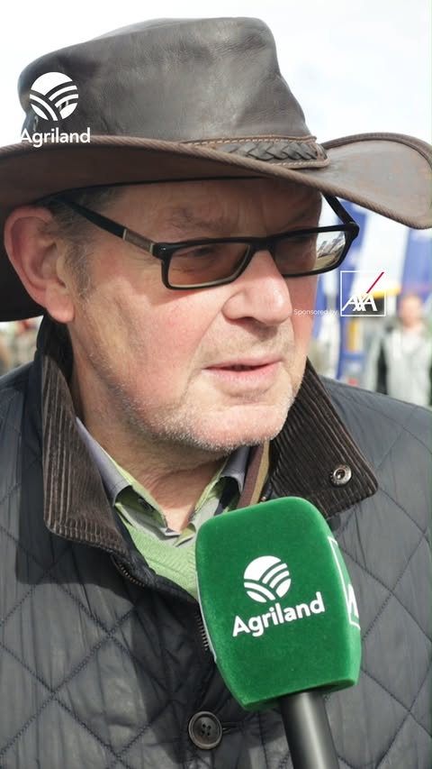 Instagram post by @agriland.ie for AXA. Caption reads: [...] a tough year for the sector. Sponsored by....