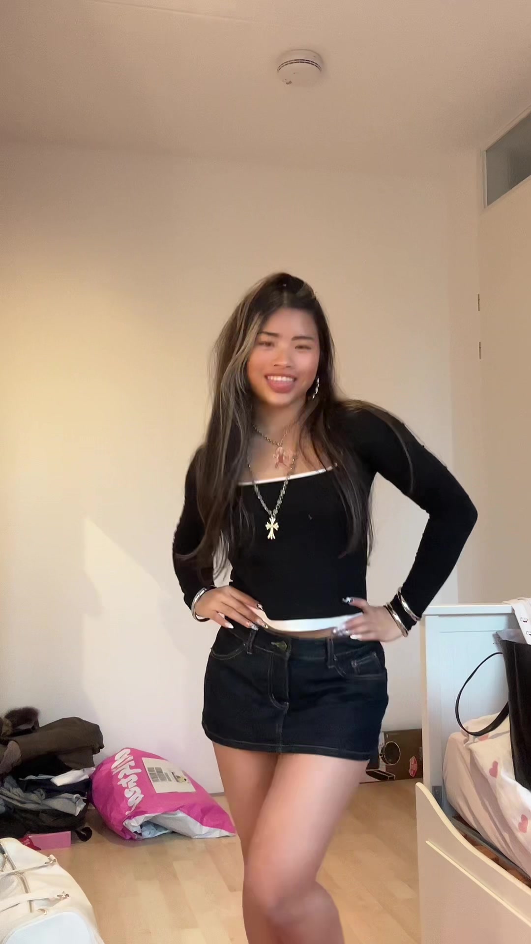 TikTok post by @urasianbro for Edikted. Caption reads: @Edikted 🩷🩷🩷 HAS A BLACK FRIDAY SALE RIGHT....