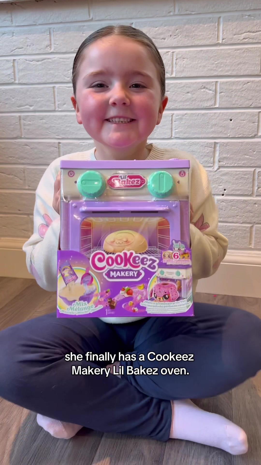 TikTok post by @rileykayscott for The Entertainer. Caption reads: Riley had so much fun revealing her new friend in....