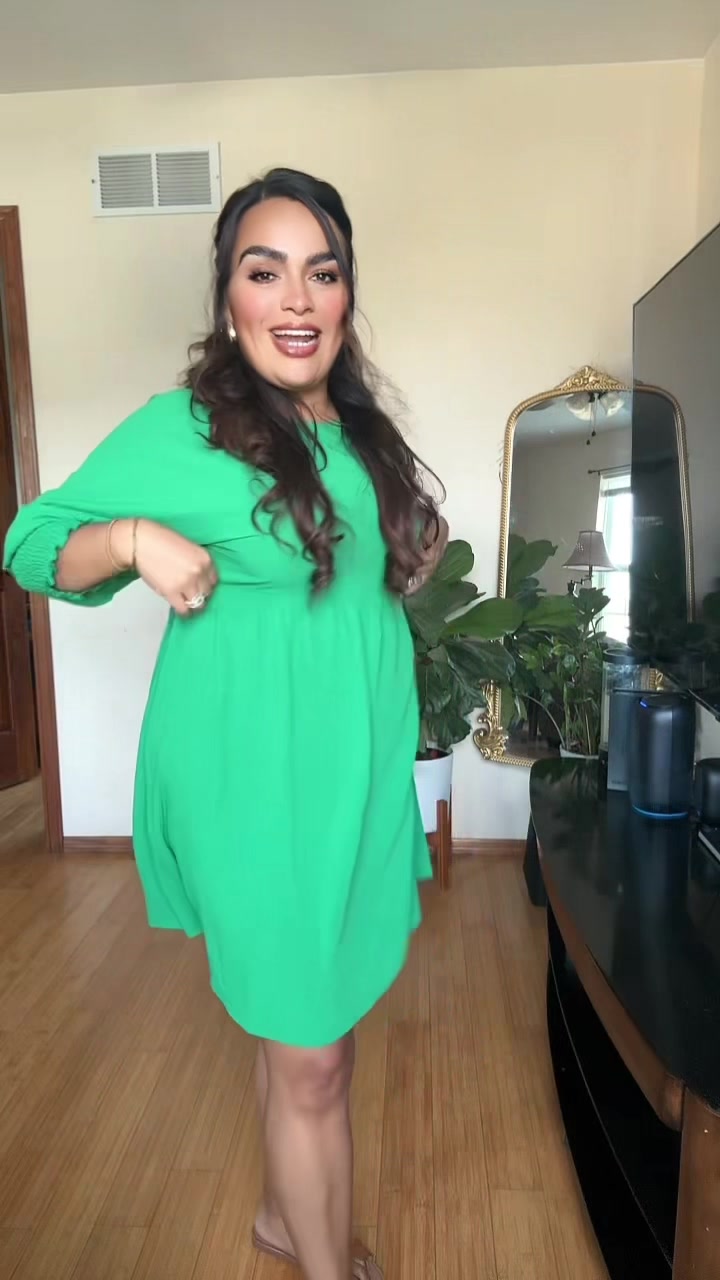 TikTok post by an influencer for Dokotoo. Caption reads: Dokotoo Women's Black Summer Tunic [...].