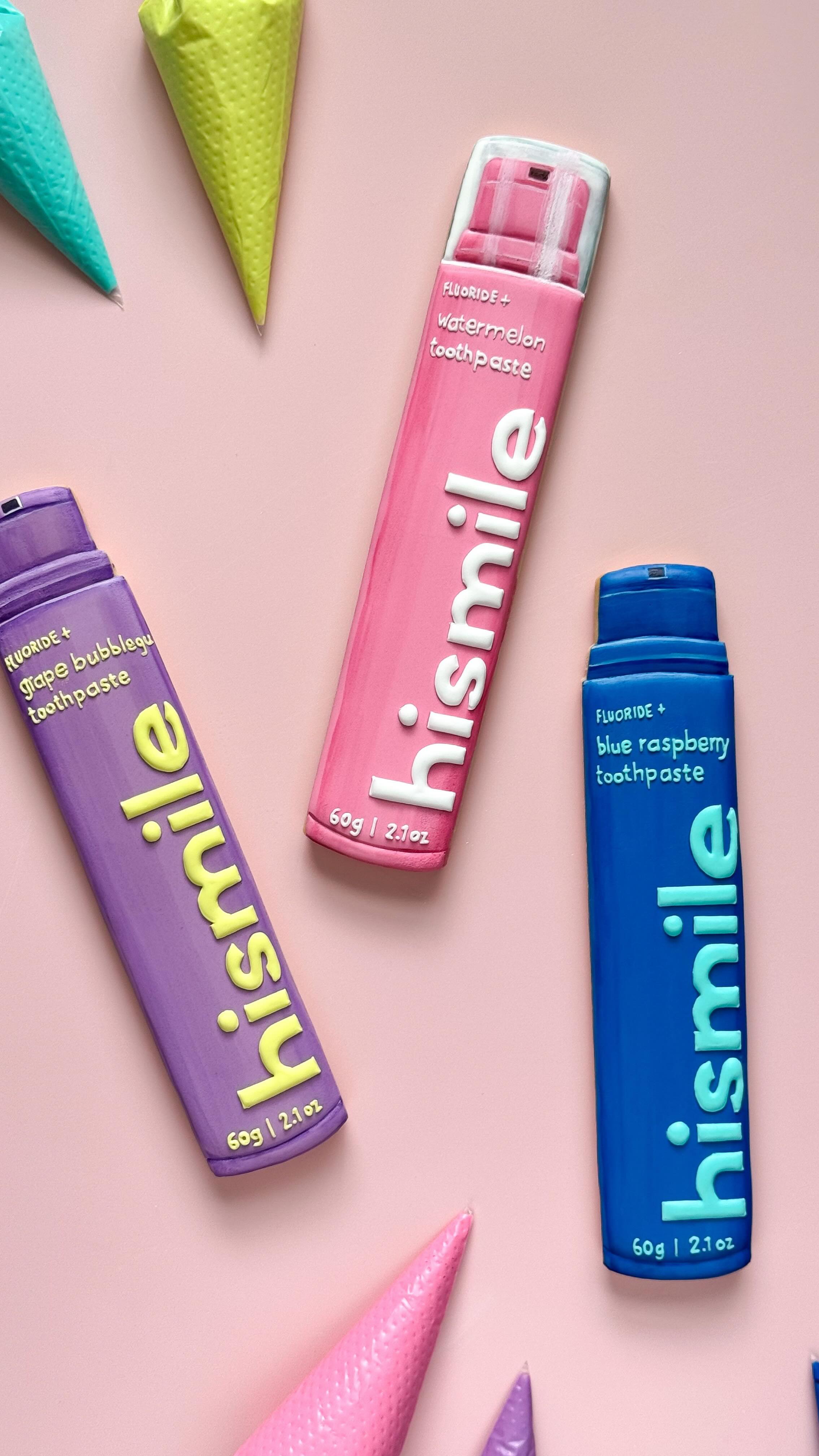 Instagram post by @sugarcatcookies for Hismile. Caption reads: So delicious you could eat them.