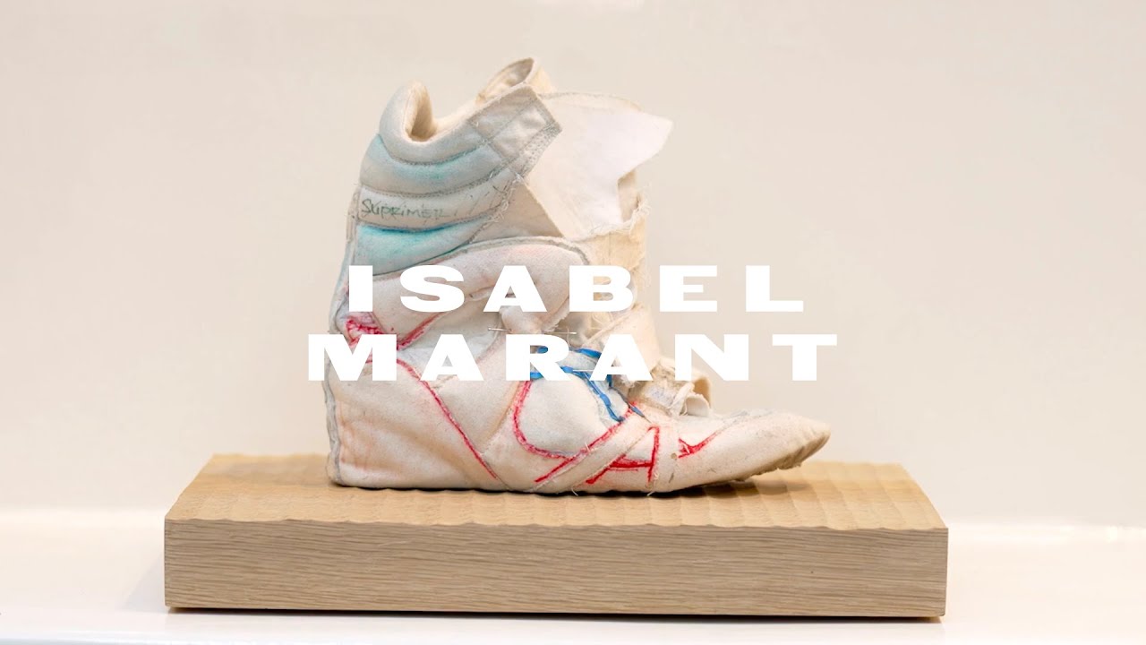 YouTube post by @IsabelMarant for ISABEL MARANT. Caption reads: [...] and their French origins.
In it, Isabel....
