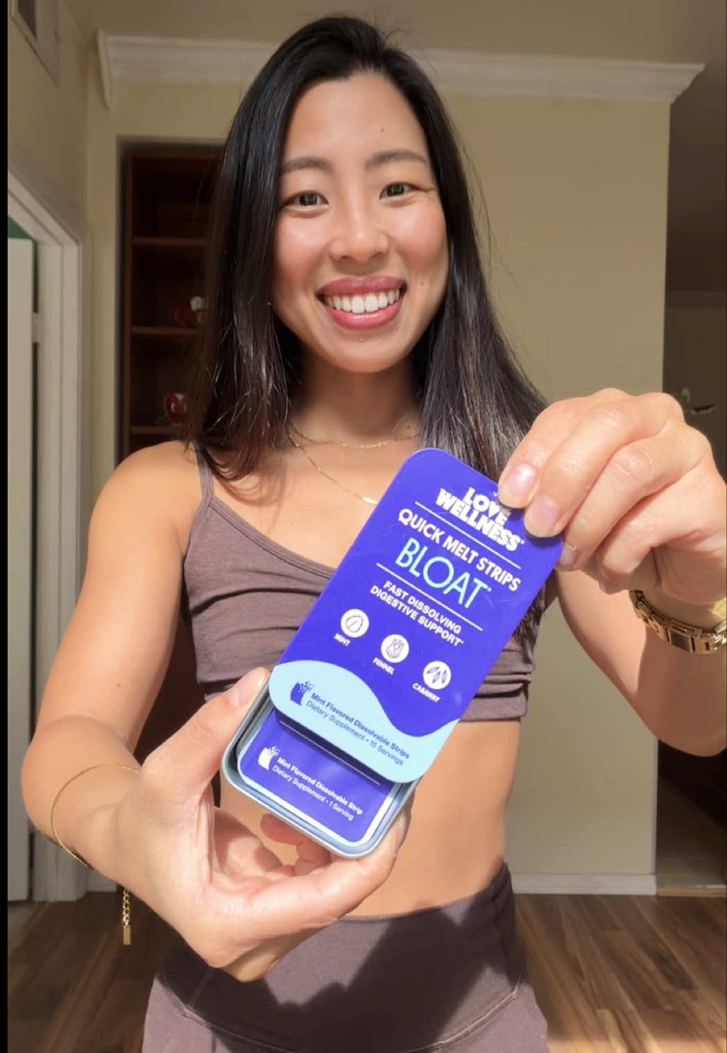 TikTok post by @itsjisukim for Love Wellness. Caption reads: [...] this is your sign to grab the @lovewellness....