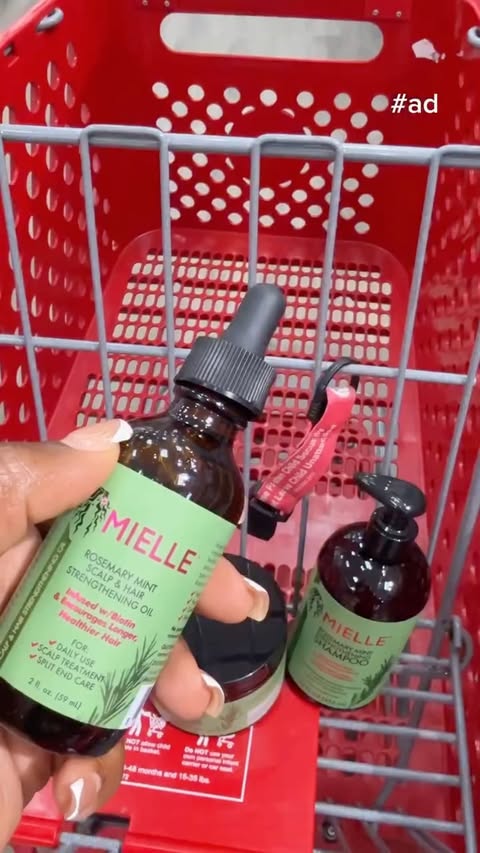 Instagram post by @tiarramonet for Mielle Organics. Caption reads: [...] + my protective styles intact with....
