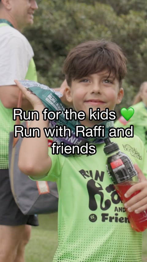 Instagram post by @bambiminico for Chemist Warehouse. Caption reads: [...] #runwithraffi #goodfridayappeal....