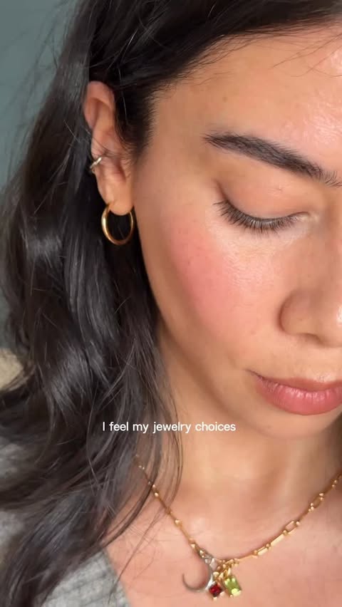 Instagram post by @tarmarz for Astrid & Miyu. Caption reads: ad | Adornment is a way to express or embody an....