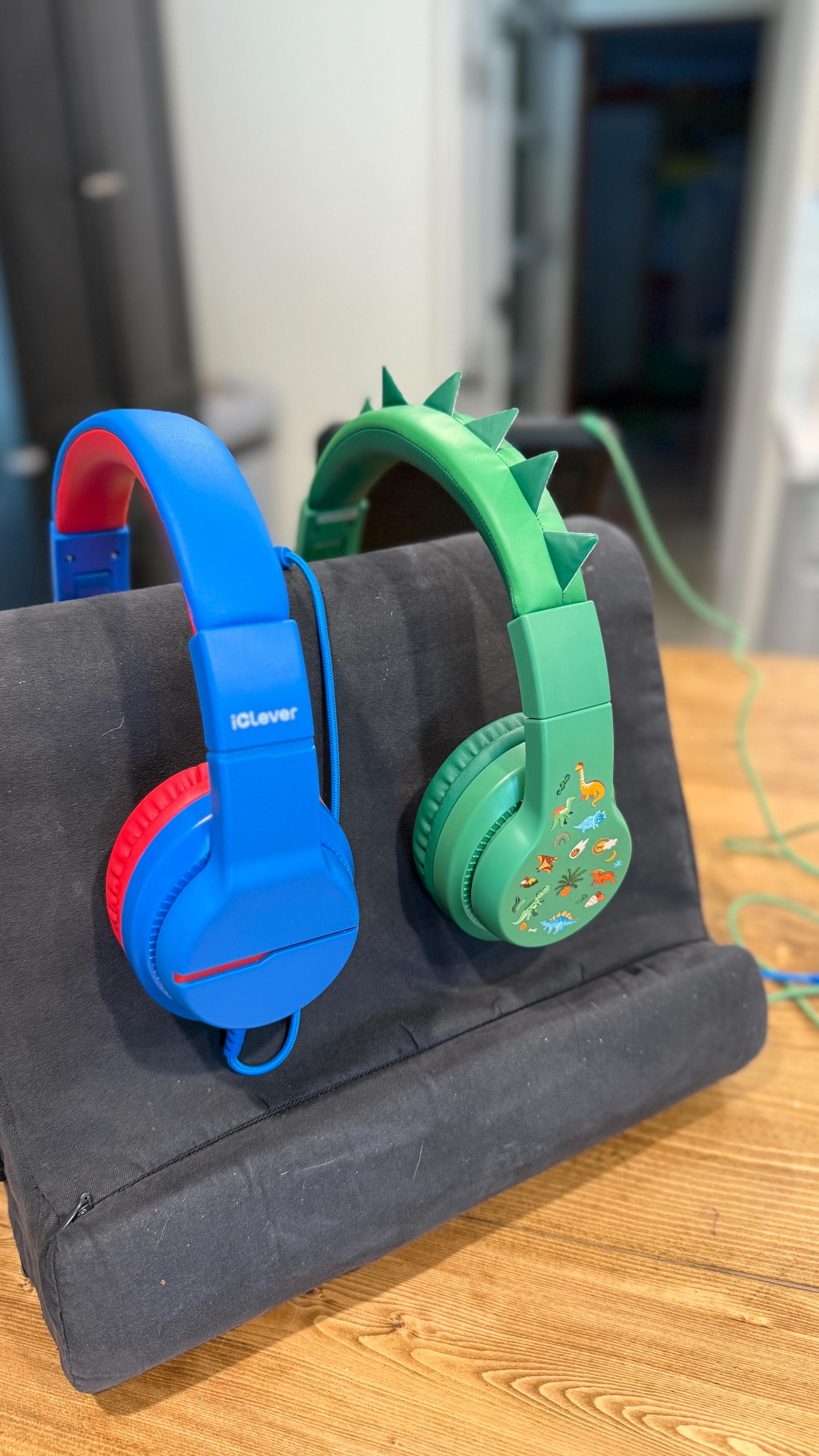 Instagram post by @dani.mccormick for iClever. Caption reads: [...] these headphones I got for the boys by....