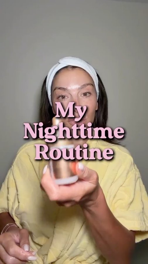 Instagram post by @katherinegarbarino for INNBEAUTY PROJECT. Caption reads: I am big on sharing my morning routine because I....