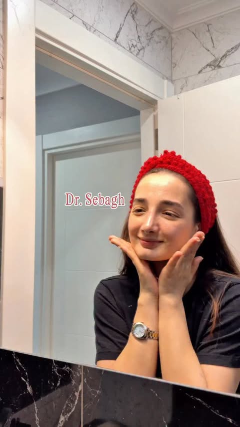 Instagram post by @basakugc.creator for Dr Sebagh. Caption reads: [...] the Exo C Booster Travel Size from @drsebagh....