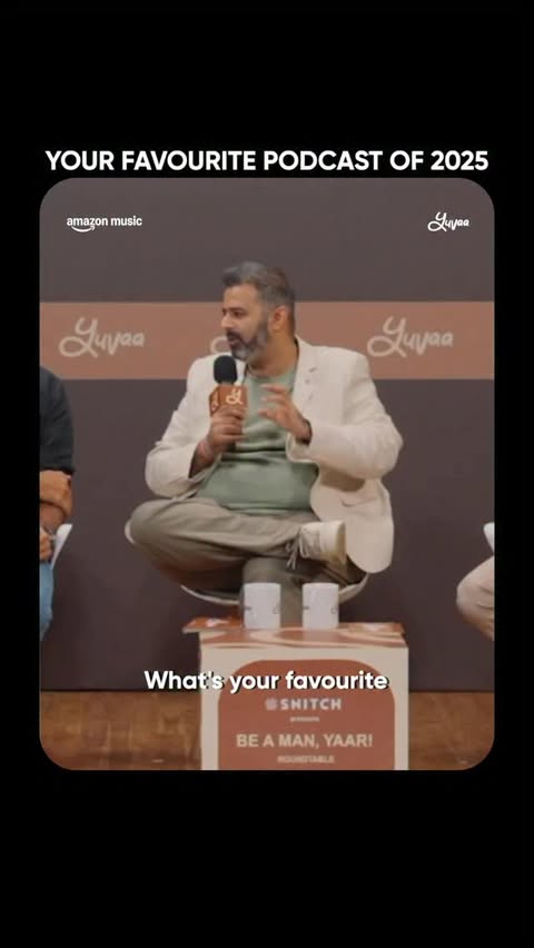 Instagram post by @tanejamainhoon for Amazon Music. Caption reads: [...] #BeAManYaar Roundtable, powered by....