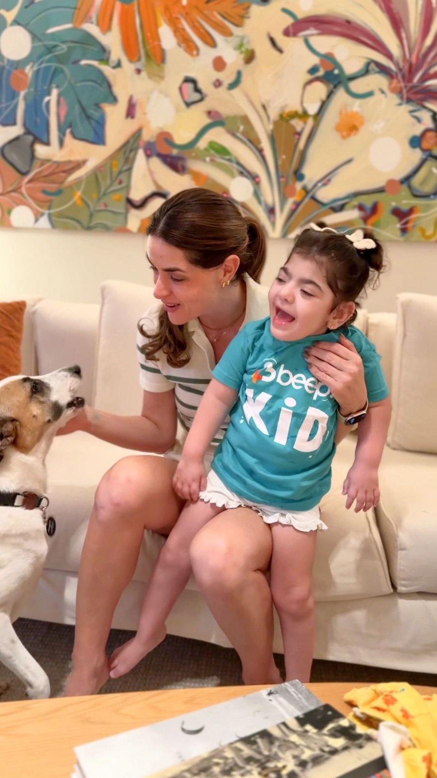 Instagram post by @renatadarzi for Beep Saúde. Caption reads: Há quatro anos, estávamos vivendo o décimo....