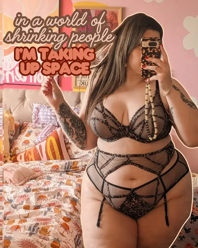 Instagram post by @molliemunroquirk for Playful Promises. Caption reads: [...] (wearing ad-pr gifted lingerie by....