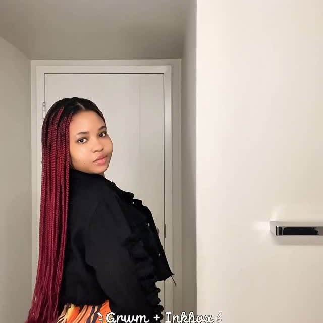 Instagram post by @adesuwaadodo for Inkbox. Caption reads: Spend the day with me 🌸🫶🏻 Inkbox lets you try....