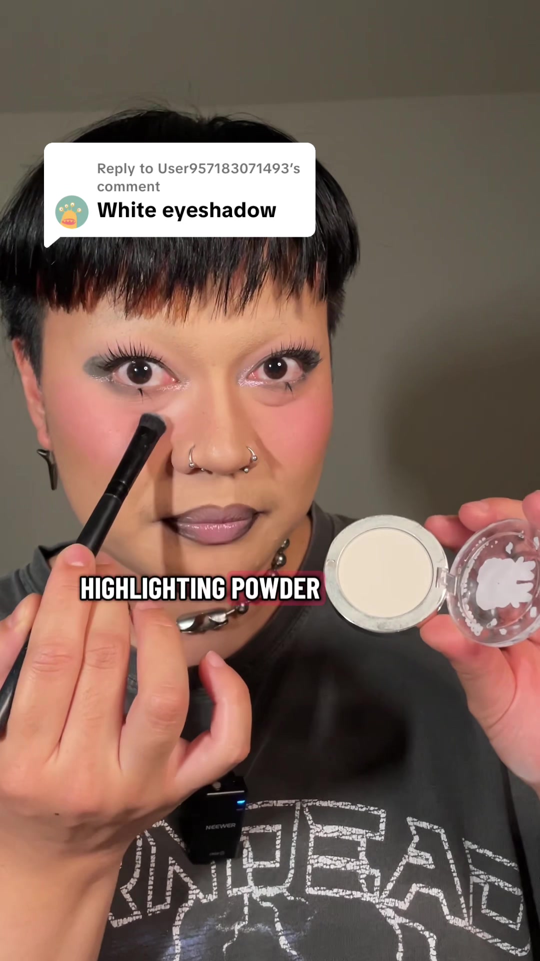 TikTok post by @thaibrows for Flortte Beauty. Caption reads: Replying to @User957183071493 this @FLORTTE Beauty....