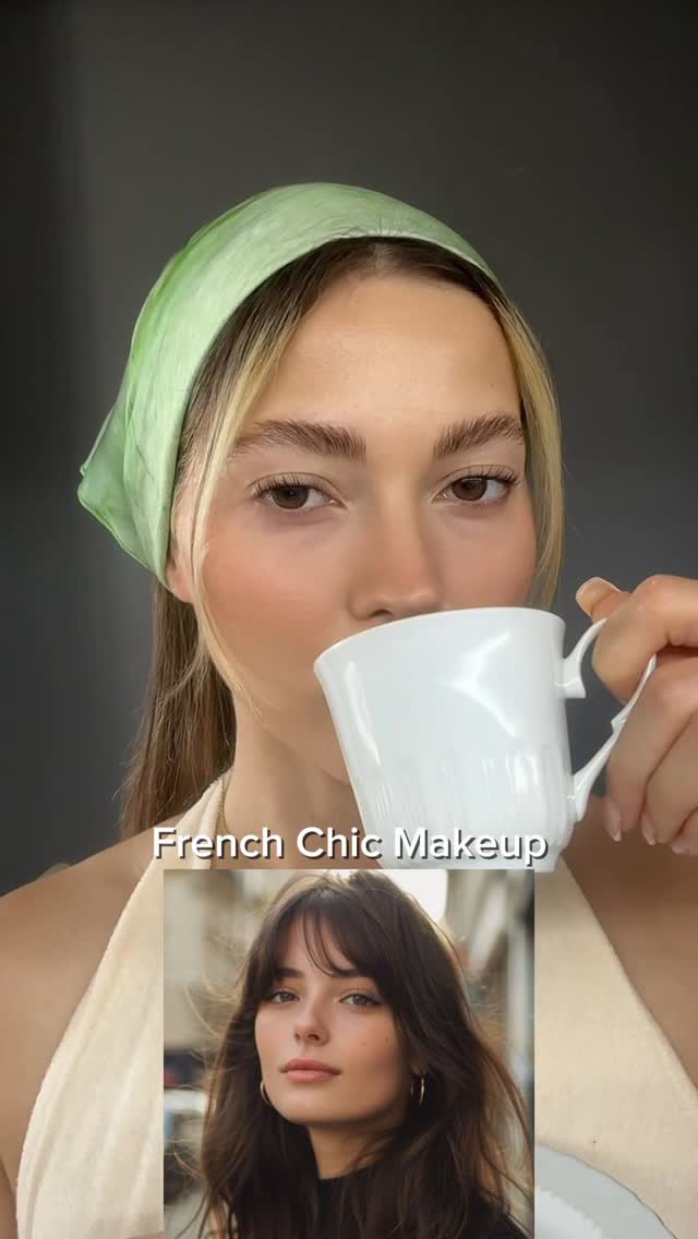 Instagram post by @tugccesen for Avon Türkiye. Caption reads: French chic makeup 🇫🇷🥖🥨🥐 🗼 Ürünler Concealer....
