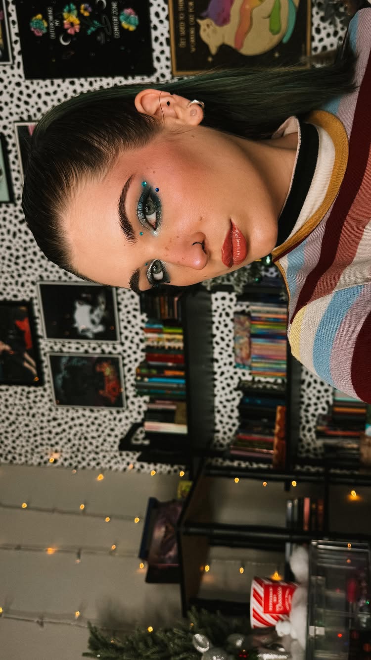 Instagram post by @battybean_ for Lunar Beauty. Caption reads: foundation routine✨

@freck rich bitch....